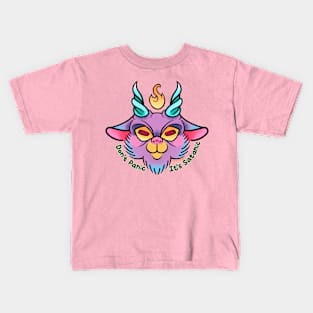 Baby Baphomet don’t panic Kids T-Shirt